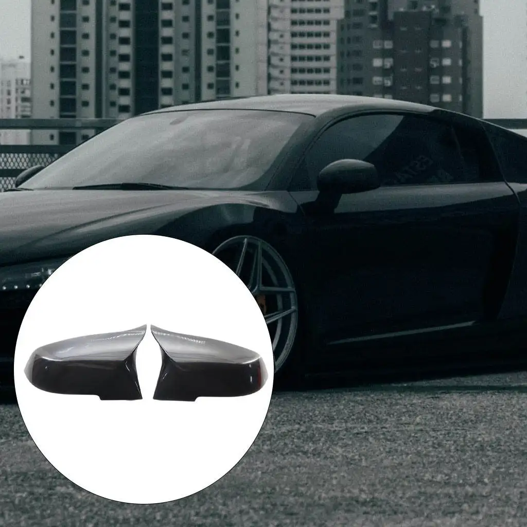 Bmw F32 2-Piece Carbon Fiber Mirror Cover Caps For BMW 3 Series F30 & Other F-Series Models BMW F30 Mirror Covers - Foto 3