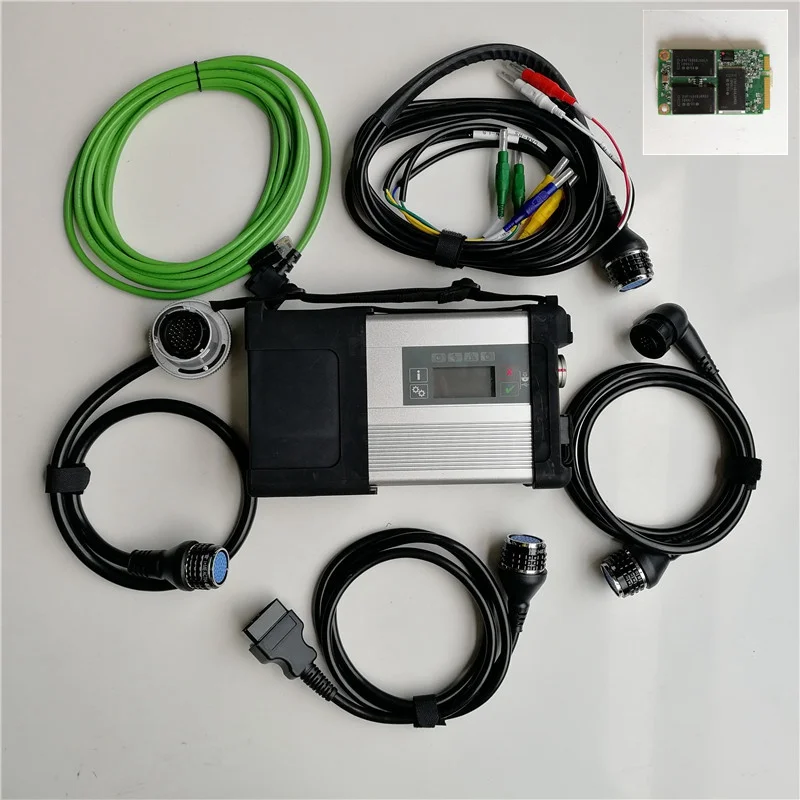 Mb Star C5 SD Подключение C5 с б/у P-ansonic CF-AX2 I5 cpu 4G RAm Mini 480GB SSD V12. для Mercedes авто диагностические инструменты - Цвет: C5 with mini SSD