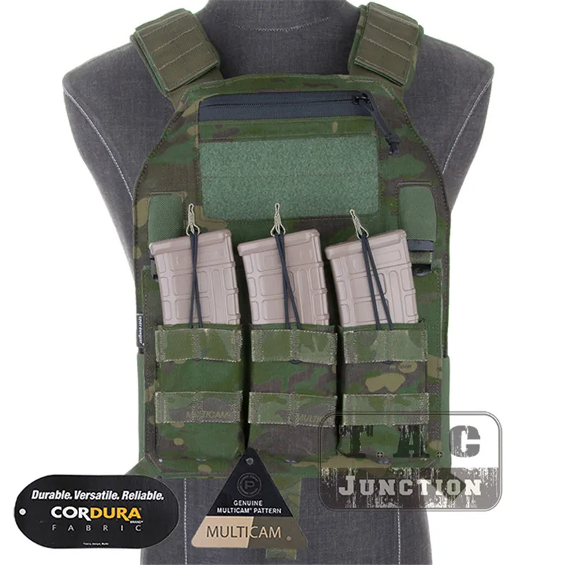 Emerson LBX-4019 419 Armatus Slick Plate Carrier жилет EmersonGear Body Armor Тактический легкий Регулируемый Molle боевой жилет - Цвет: MCTP