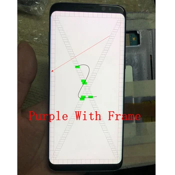 

For Samsung S8 LCD Display Touch G950W G950F LCD Display For Samsung S8 G950 LCD Band Line Display Mobile Phone Defective Screen