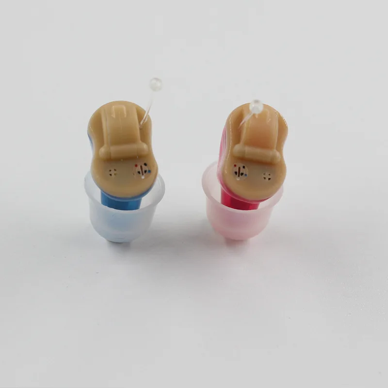 Hearing Aid Invisible Ear Amplifier Free Shipping Adjustable Digital Hearing Aids portable mini CIC for Ealderly Deaf Ear Care