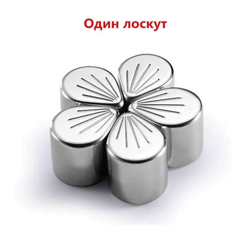 one flap Новинка 304, кубики льда из нержавеющей стали, моющиеся, для длительного использования, льдогенератор для вина, фруктового сока, виски, вина, пива, охладитель камней - Цвет: one flap