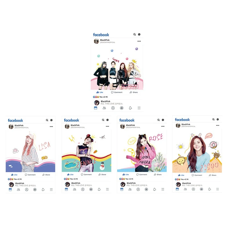 1 комплект K-pop Twice Blackpink GOT7 ПВХ прозрачная Фотокарта альбом Фотокарта вентиляторы коллекция подарок
