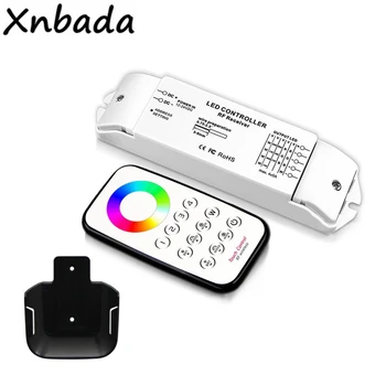 

T8+R4M Multi Zone Control RGBW Controller Touch RF Wireless Remote Control LED Strip Controller DC12V-24V 5A×4CH