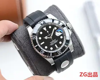 

New top brand men's A3AA quality luxury watch black GMT series ceramic rlx 40MM dial date strap automatic mechanical wristwatch