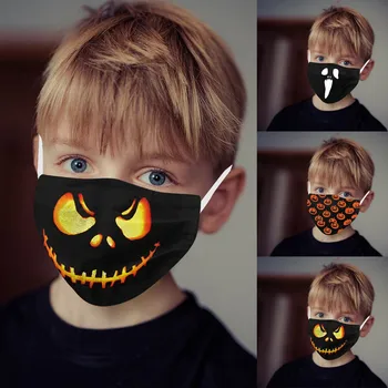 

1pc Kids Children's Respirator Scarf Mascarilla Mask For Face Маски Mascherine Disposable Respirator Industrial Halloween