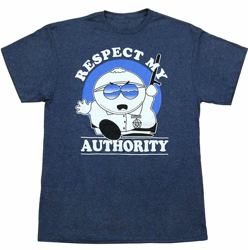 Cartman Respect My Authority футболка новые тренды | Мужская одежда