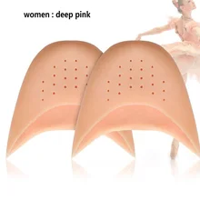 Силиконовые Мягкие Гелевые дышащие для здоровья и красоты, для танца живота, балета, с острым носком, на высоком каблуке, подушечка для стопы, 1 пара