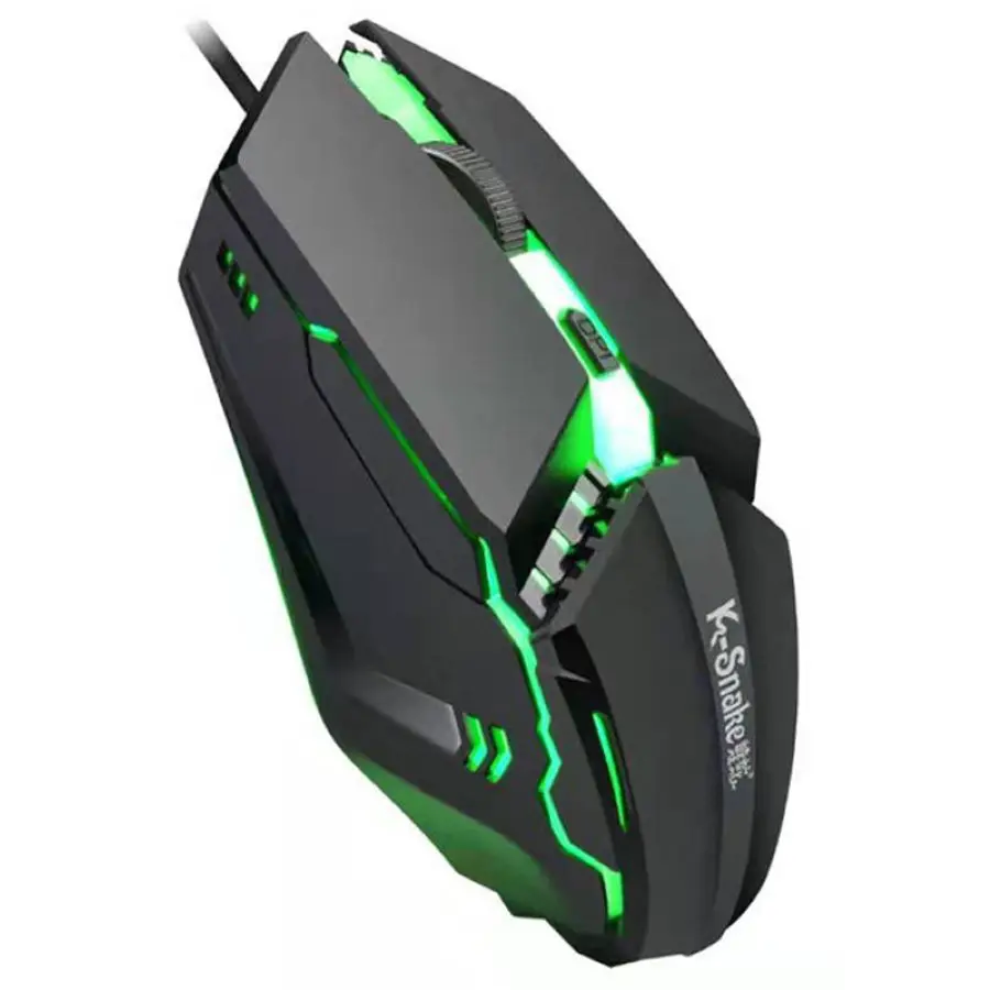 Viper-ratón de escritorio universal M11 para deportes electrónicos, 1600 DPI, luminoso, USB