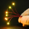 7-Colorful Bling Twinkling Led Lighting Wired Flashing SMD 3V  20mA Lamp Models Train Pre-soldered Micro Litz For Toys 6