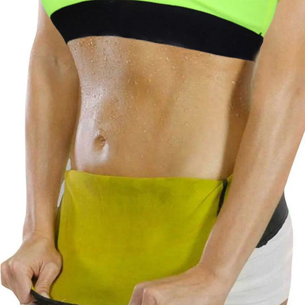 Спортивный тренажер для похудения для женщин Пот Термо обертывание тела формирователь Пояс тренажерный зал