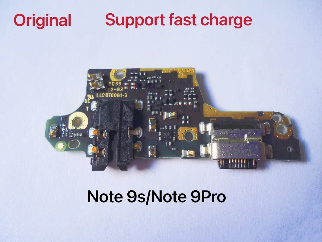 

For Redmi Note 9 Pro USB Charging Port Jack Dock Plug Connector Charge Board Flex Cable With Microphone For Redmi 9 Note 9 9S 8T