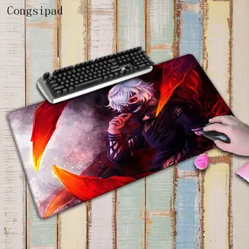 

Tokyo Ghoul ken kaneki Anime mousepad L XL Super grande large Mouse pad gaming keyboard mat computer tablet mouse pad