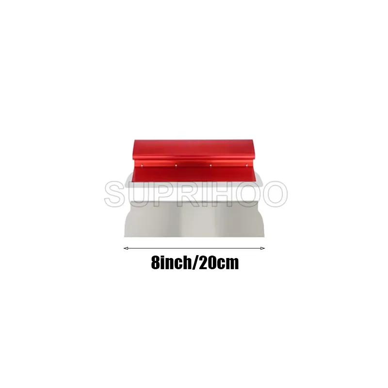 Suprihoo Aluminum Alloy Skimming Blade Drywall Tools 8" 12" 22" Skimmer Blade With blades 0.35mm/0.5mm Finishing Tools 2