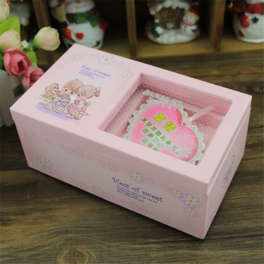 Rotating Dancer Music Boxes Multifunction Jewelry Box Storage Case Clockwork Box Ornament