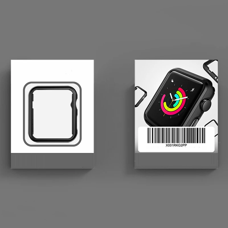 Для наручных часов iWatch серии 5 4 3 2 360 защитная рамка чехол Крышка для Apple Watch чехол, 38, 40, 42, 44, s5 4 защитный чехол Защитная пленка для экрана