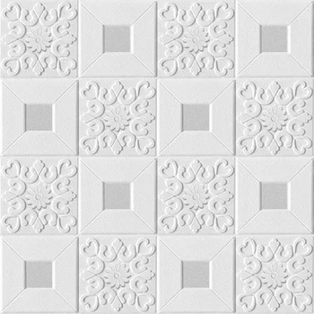 

wall stickers 3D Wall Sticker Imitation Brick Marble Embossed DIY Home Decoration Wallpaper Kidroom Kitchen Bedroom poster 10pcs