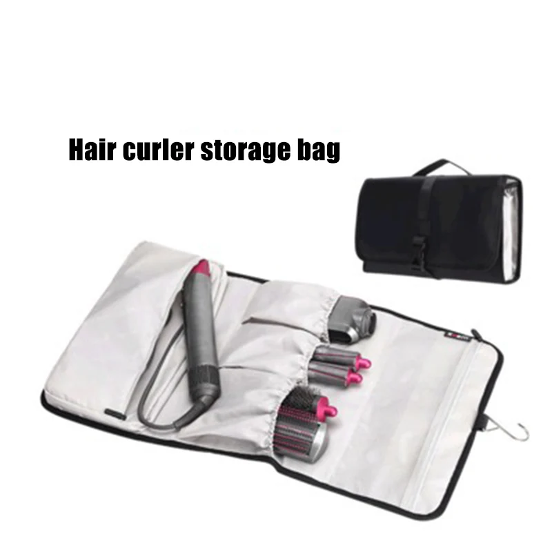 Borsa Da Viaggio Per Asciugacapelli E Spazzola – Doppio Strato, Portatile, Con Cuscinetto Anticalore, 40x15x14 Cm