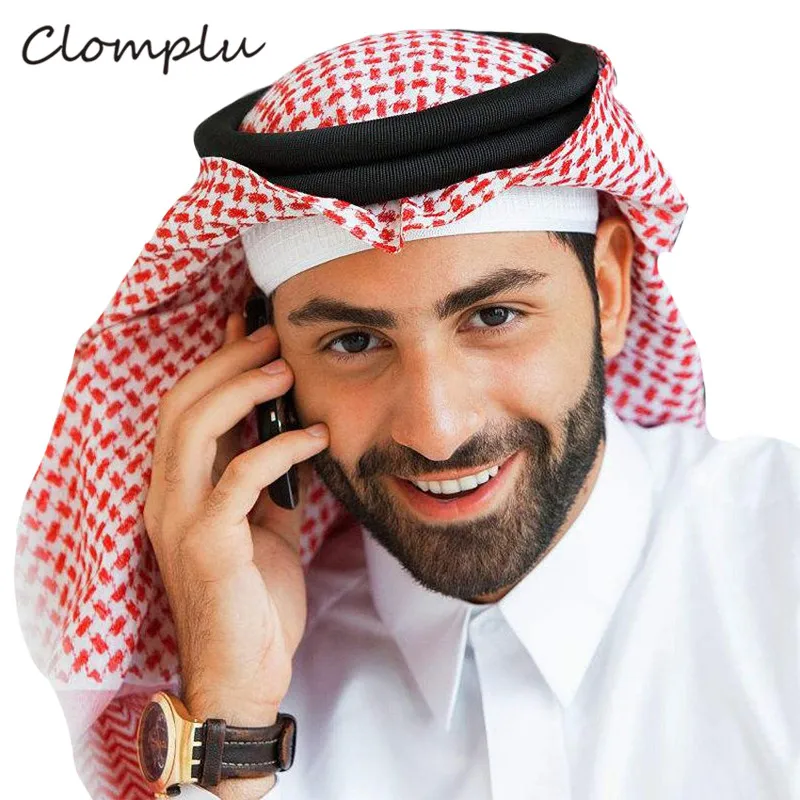 Clomplu мусульманская шапочка для молитвы/шапка Ислам Арабский Саудовская Аравия тюрбан Рамадан мода плед мусульманские шляпы ислам ic одежда для мужчин головной убор