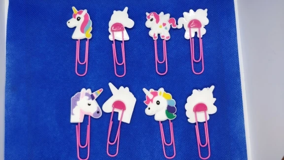 1 шт. с надписью Unicorns ПВХ Закладка для книги скрепки учитель канцелярские