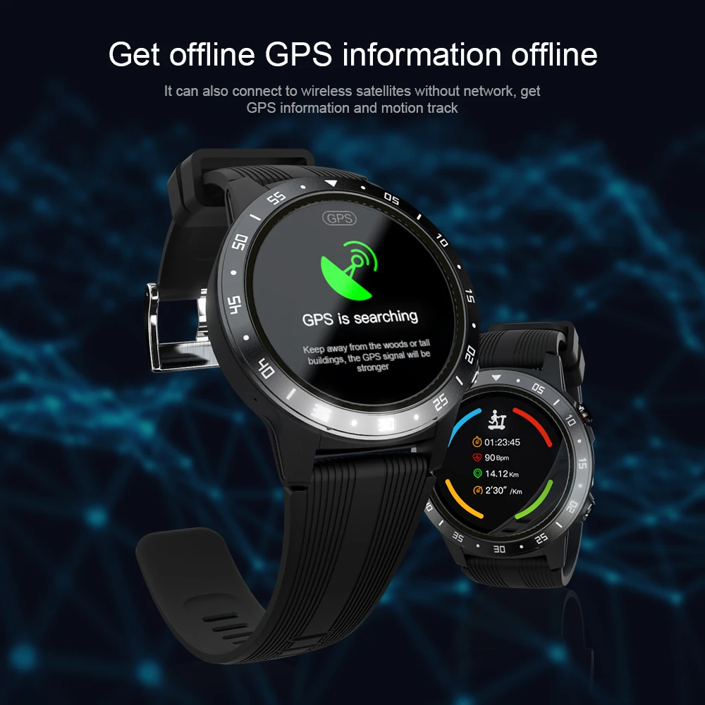 Lokmat Time Sport GPS Smart Watch Full Touch