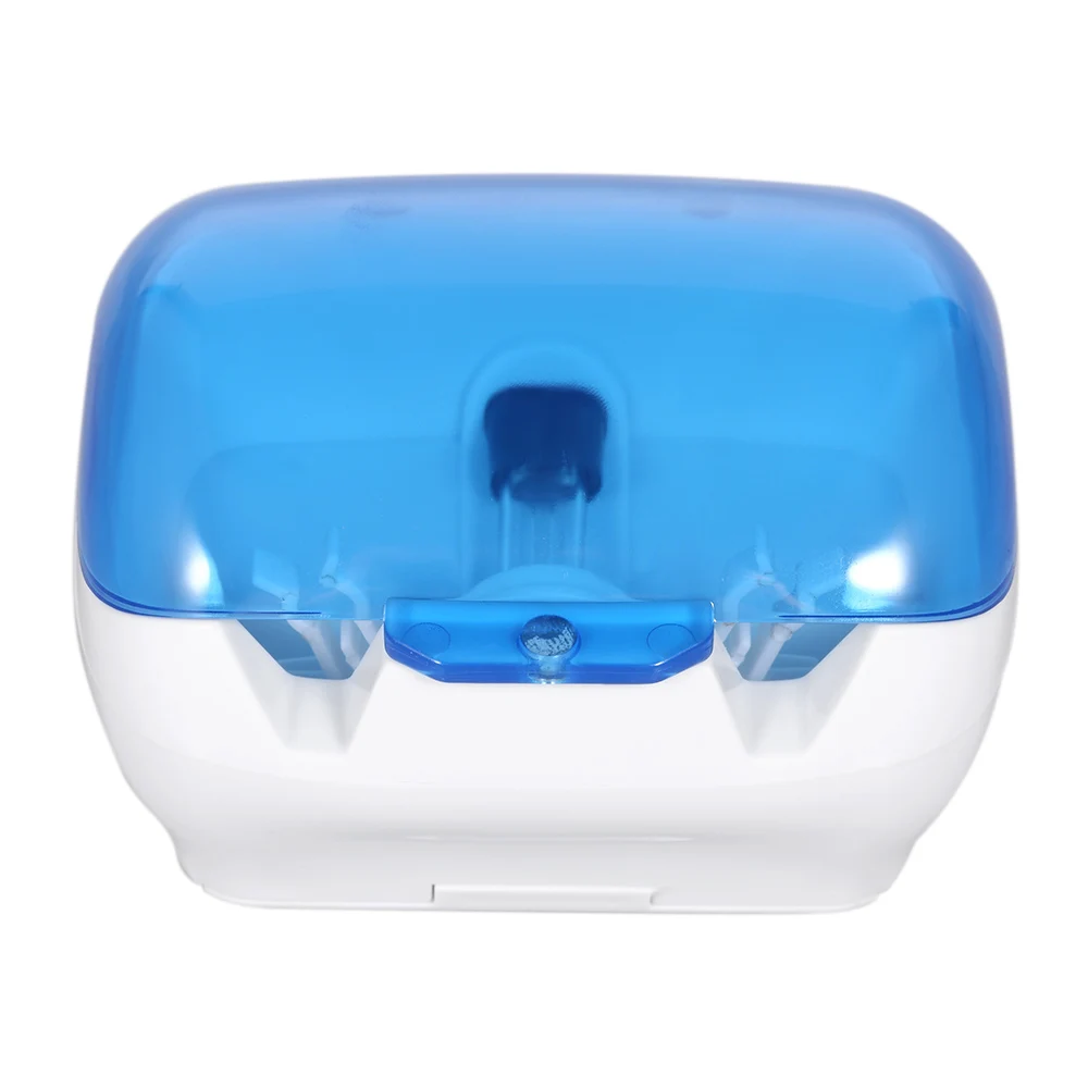 

Toothbrush Sterilizer Wall-mounted UV Lamp Disinfection Box Anti-bacteria Ultraviolet Tooth brush Holder Sanitizer Cleaner Case
