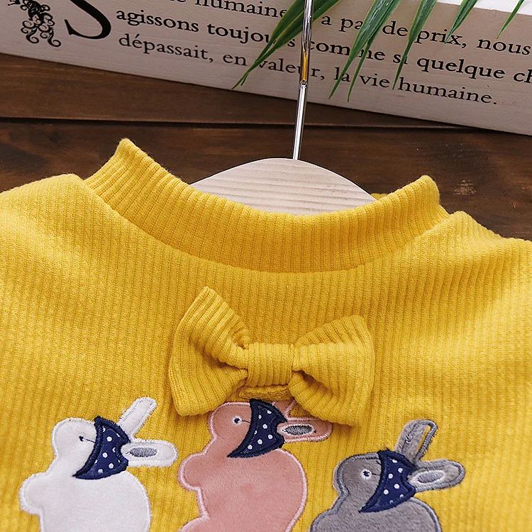 Зимний Детский свитер; теплая одежда для маленьких мальчиков и девочек; детский утепленный бархатный джемпер; детская теплая одежда с длинными рукавами