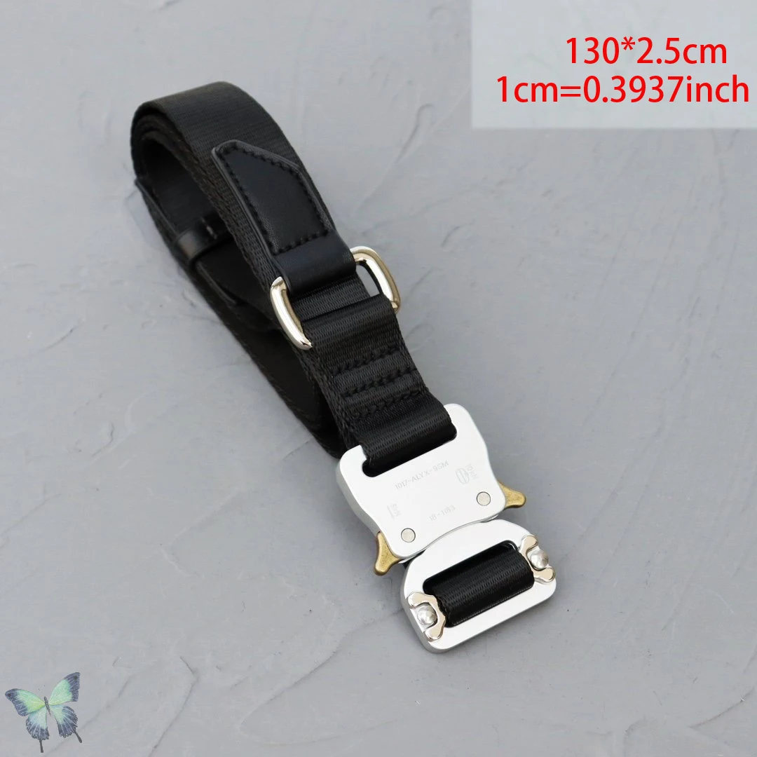 1017 ALYX 9SM Belts Canvas Unisex Hip Hop ALYX Buckle Belts Tactics Safety branded belt for men Belts