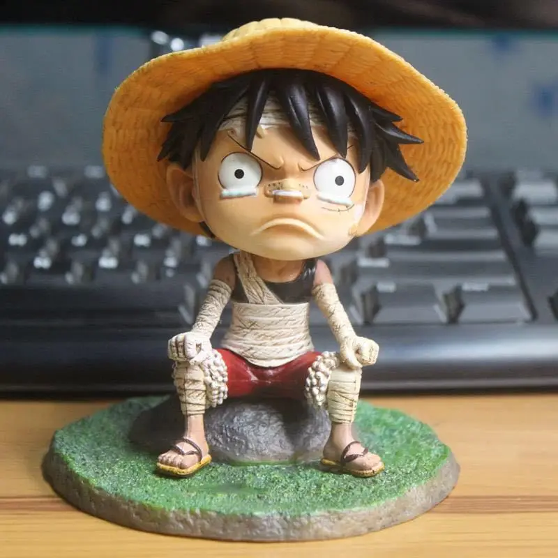 Аниме one piece/one piece Hold Cry статуя бандаж маленький Luffy детство Cry Luffy GK Garage Kit Модель