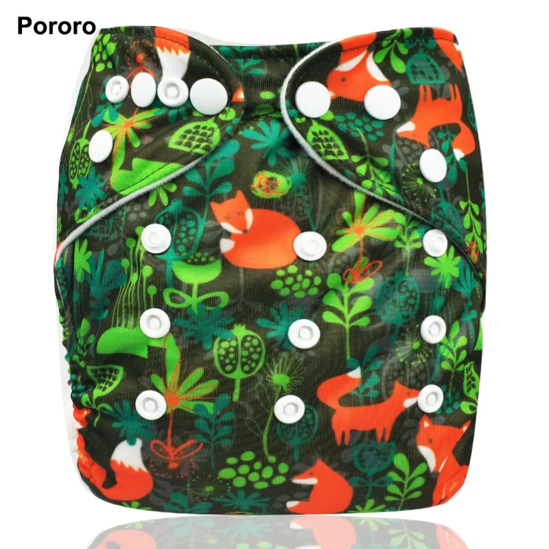 Pororo branded 1PC Waterproof digital printed baby One Size Pocket