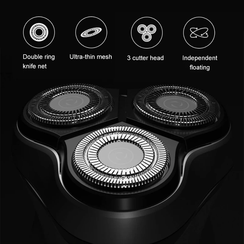 Бритва Youpin Enchen Blackstone Мужская аккумуляторная с тройным лезвием USB Type