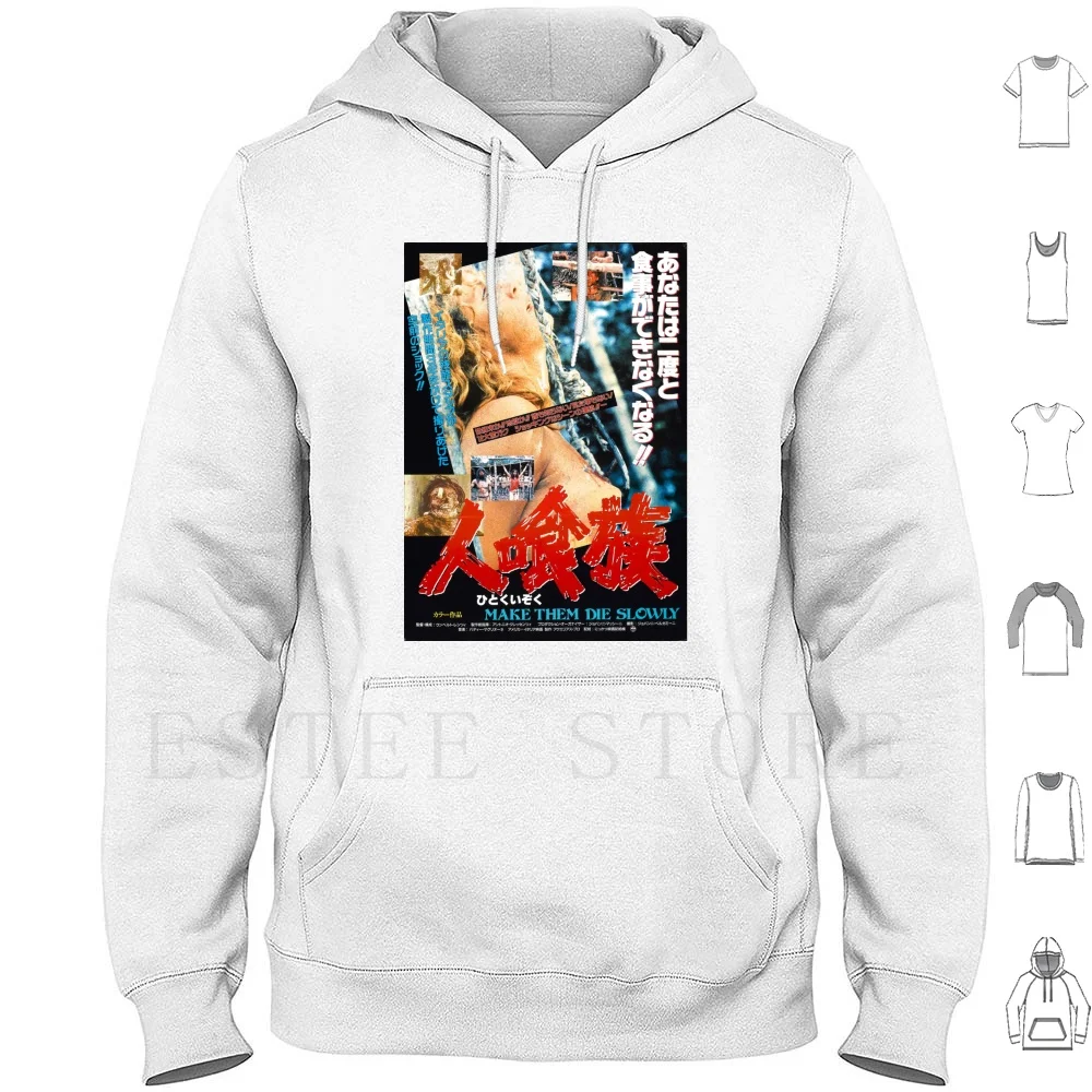 Felpa Con Cappuccio Cannibal Ferox Manica Lunga