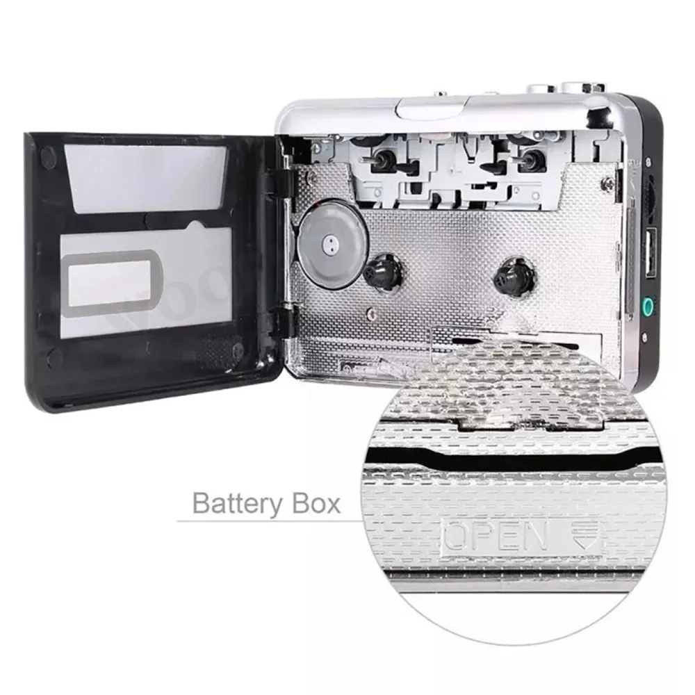 Cassette Tape Recorder Player Tapes to MP3 Digital Converter Save to USB Flash Drive Directly cassette player,music digitizer player