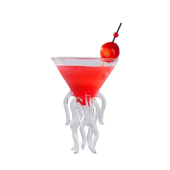 

Creative Martini Aqua Cup Jelly Cup Personality Octopus Glass Octopus Cocktail Glass Bar Glass