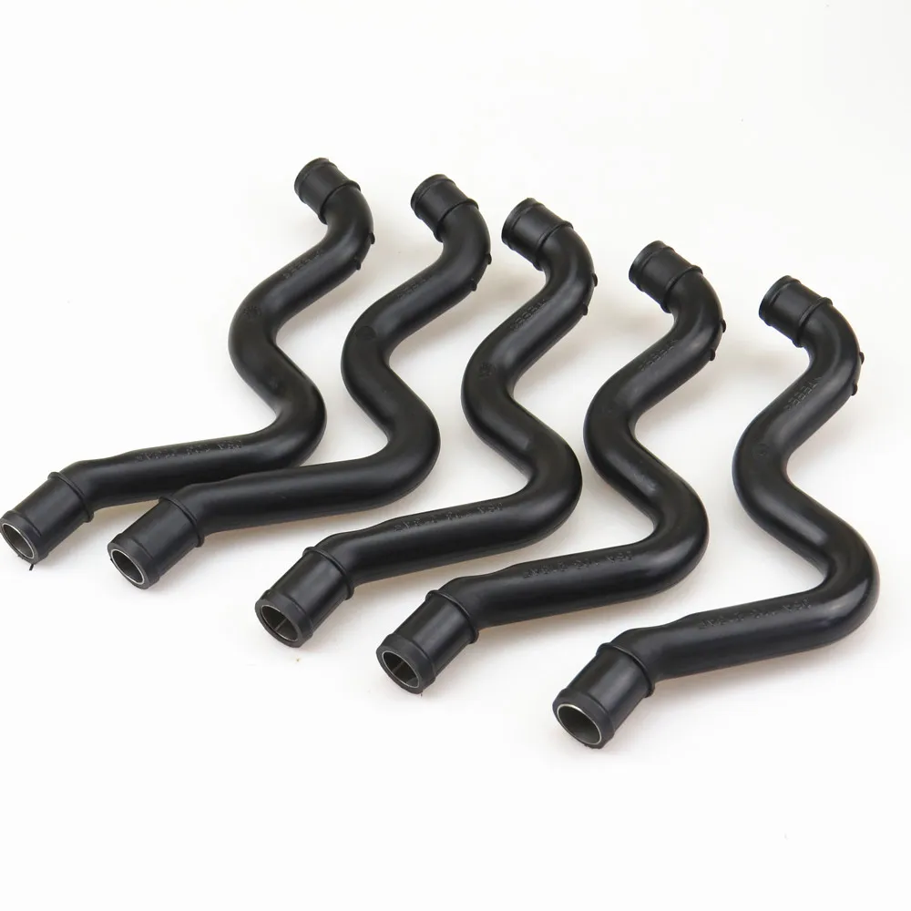 FHAWKEYEQ 5x Breather Vacuum Vent Hose Exhaust Pipe For VW Golf Bora