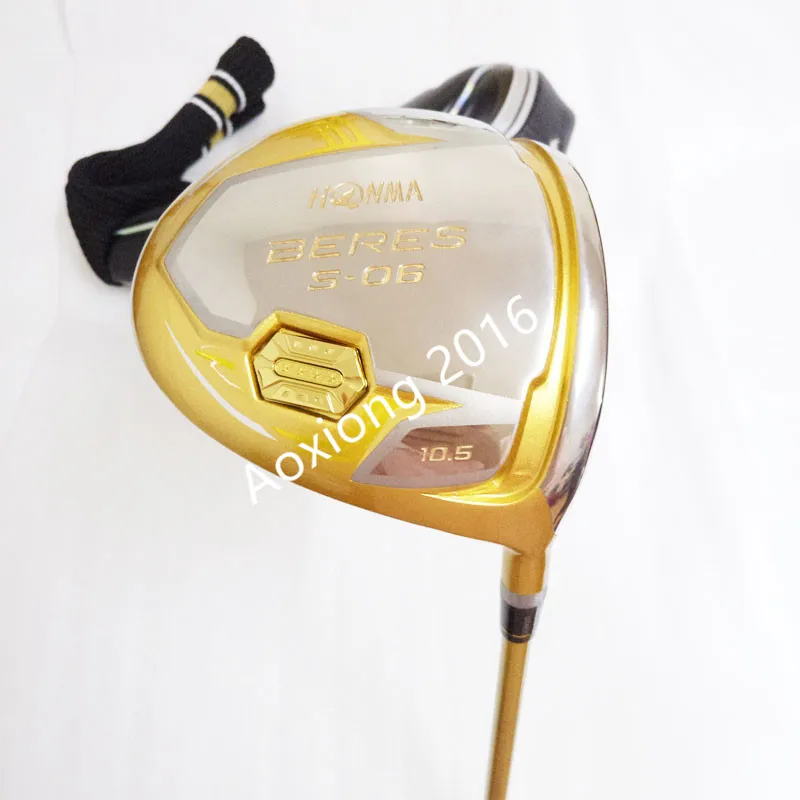 Графит клюшки для гольфа HONMA S-06 4 звезды Compelete клуб набор HONMA драйвер 3/5 фарватера деревянные Утюги putter Nobag