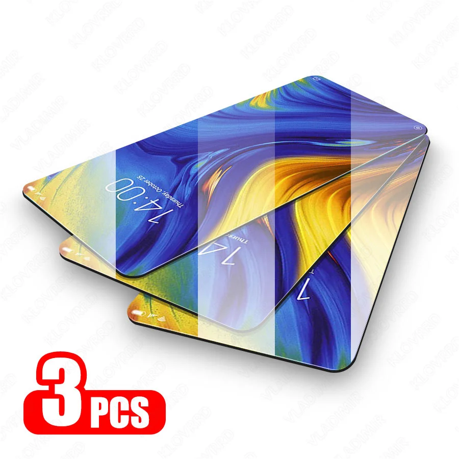 

3 Pcs 9H Tempered Glass For Xiaomi Mi 5X 6 6X 8X A2 Lite Screen Protector Glass For Xiaomi Max Mix 3 Poco F1 Protective Film