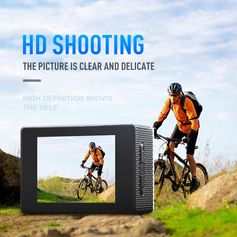 Full HD спортивная DV камера экшн-видеокамера 1080P Автомобильная камера велосипедная уличная камера, фоторужье с велосипедным кронштейном для велосипеда