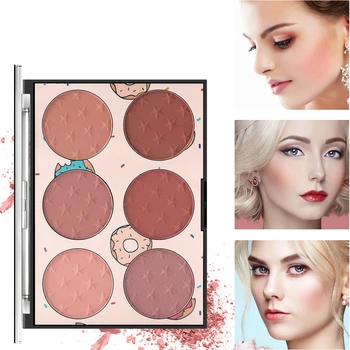 

Eyes Dancing Makeup Blush Pallete Make Up Matte Pink Peac Blusher Powder Natural Concealer Beauty Cheek Color Long Lasting Rouge