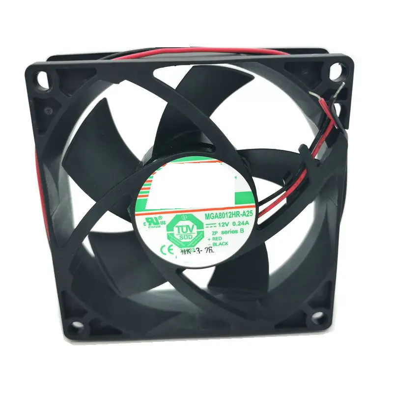 

New original MGA8012HR-A25 80*80*25MM Cooling Fan hzdo 8025 12V 0.25A