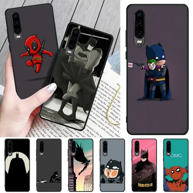 Классный чехол с Бэтменом для Huawei P20 P30 P40 Pro Mate 10 20 30 Lite P Smart Y7 2019 Plus Nova 3I | Мобильные