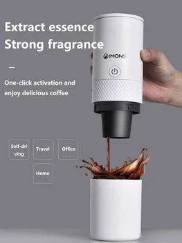 

Electric Portable American Capsule Coffee Machine Brewing Tea Mini Outdoor Travel Home Small Boiled Coffee Cup Coffee Cup Travel