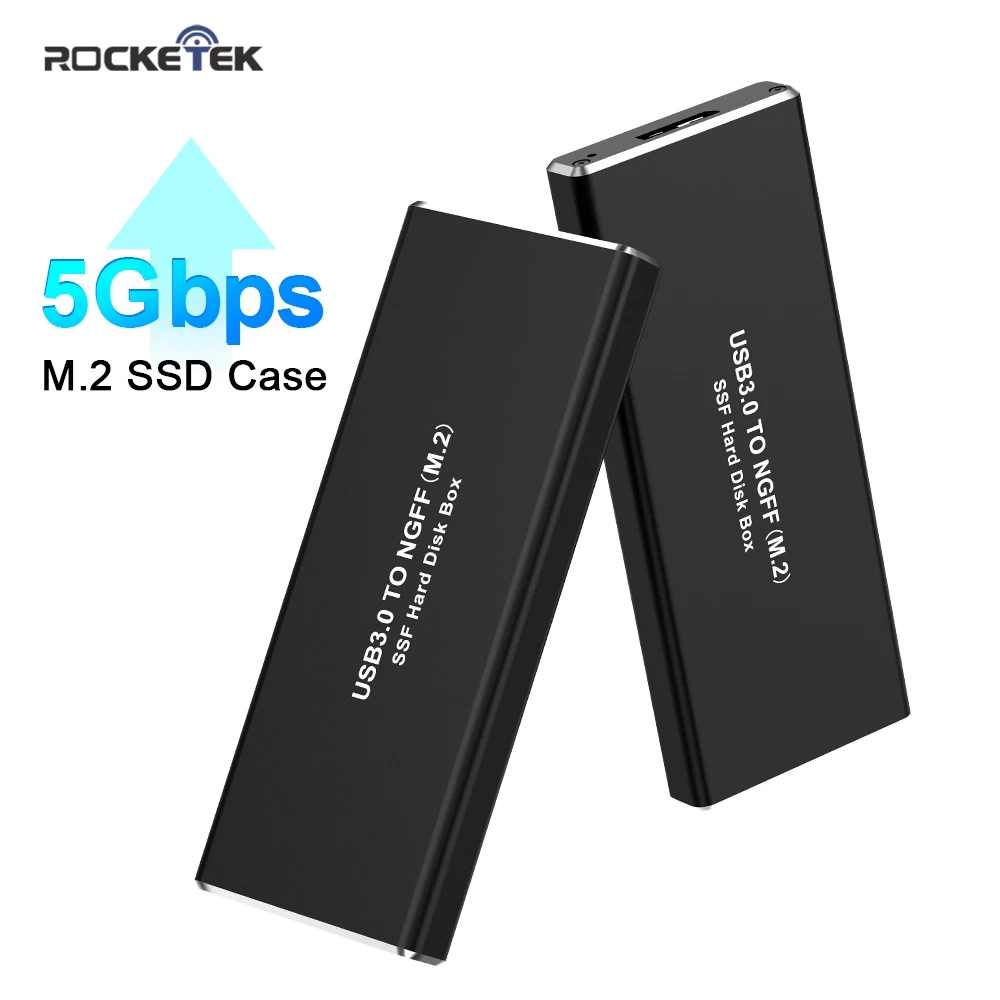 Rocketek M2 SSD чехол 5GPS M.2 для usb type C корпус 3,0 адаптер для PCIE NGFF SATA M/B ключевой диск коробка M.2 SSD чехол