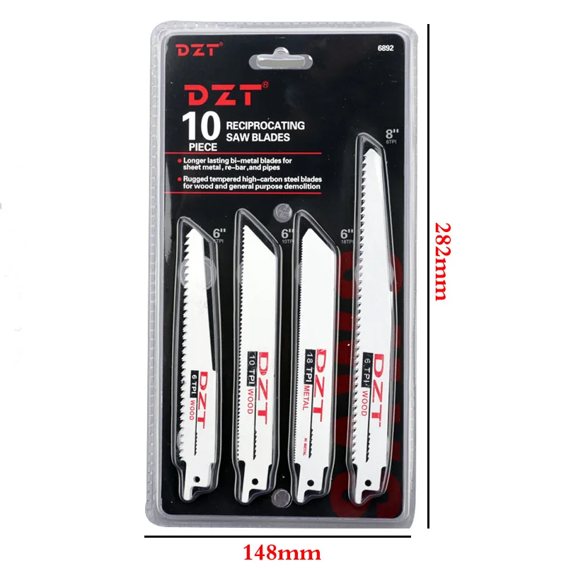 Набор лезвий для сабельной пилы комплект из 10 резки дерева|Полотна пил| |