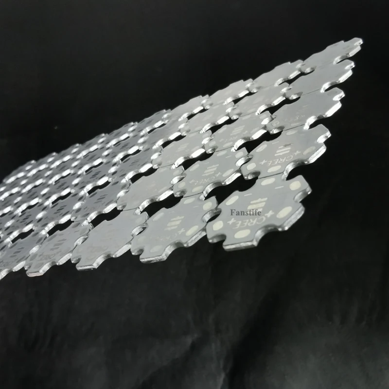 20mm 3535 Hexagonal Aluminum Substrate Star PCB for XPE XPG 3W 5W High Power Led Lamp Board PCB
