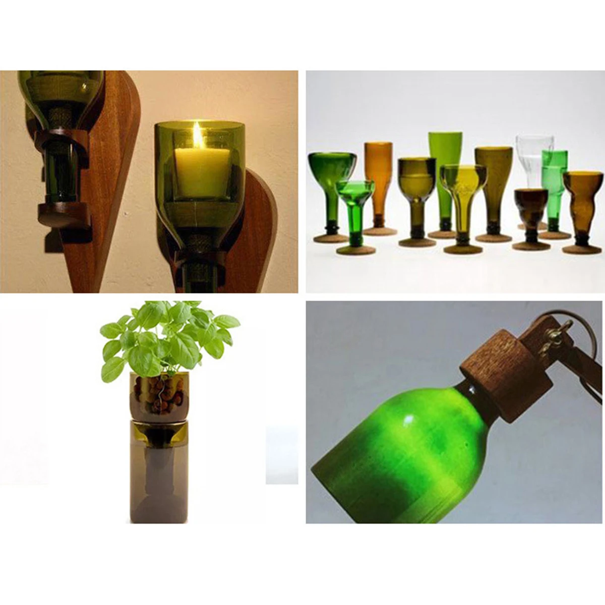 Профессиональный резак для стеклянных бутылок DIY для вина, пива, стеклянных круглых бутылок, инструмент для резки