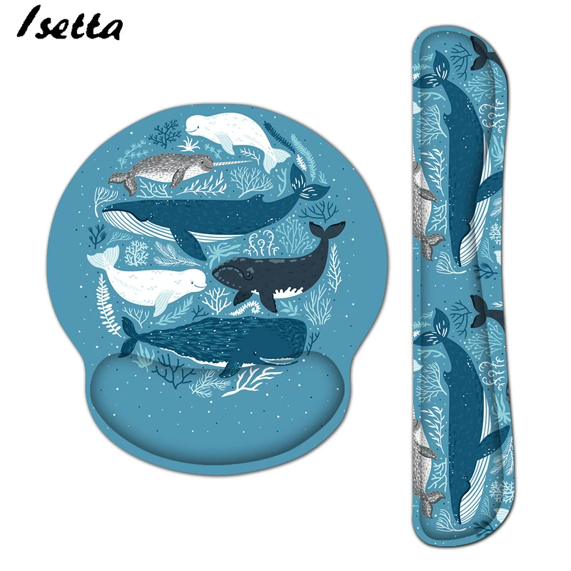 

Wrist Mouse Pad Keyboard Pad Rubber Shark Picture Computer Mat Drop Shipping Custom Mouse Pad