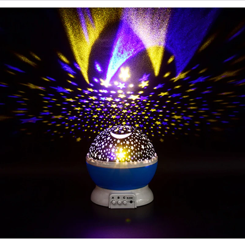 Звездный проектор ночник лампа в виде Галактики звездное небо USB-светильник