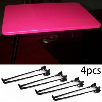 

4x Set Iron Folding Table Chair Support Legs Bed Furniture Stand Hardware Parts