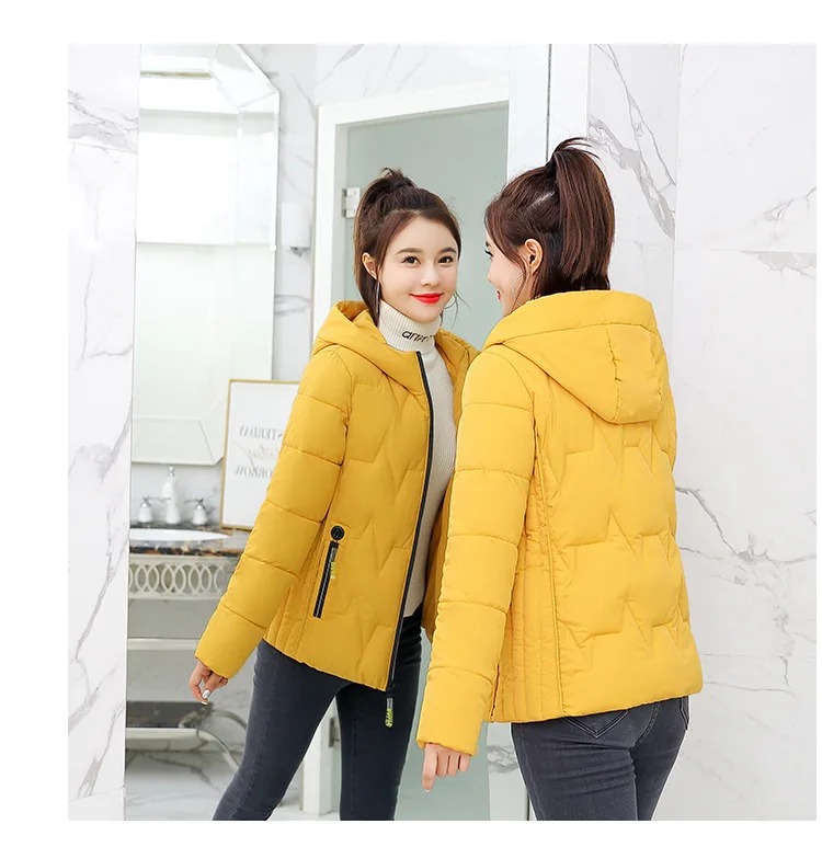 Abrigos Mujer Invierno Short Winter Jacket Women Fur Cotton Padded Jacket Female Parka Womens Jacket Winter Coat for Woman